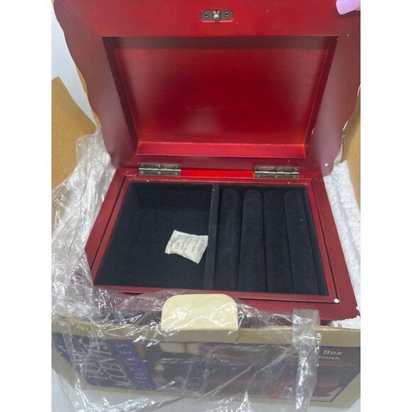 Home Accents Lifestyle Mahogany Finish Jewelry Box - Picture 2 of 4